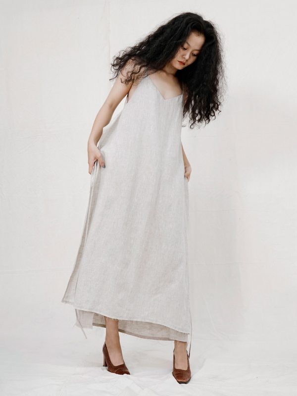 Caroline Dress – Beige